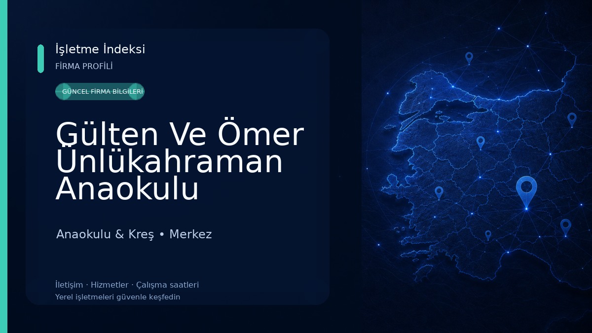 Gülten Ve Ömer Ünlükahraman Anaokulu Anaokulu & Kreş
