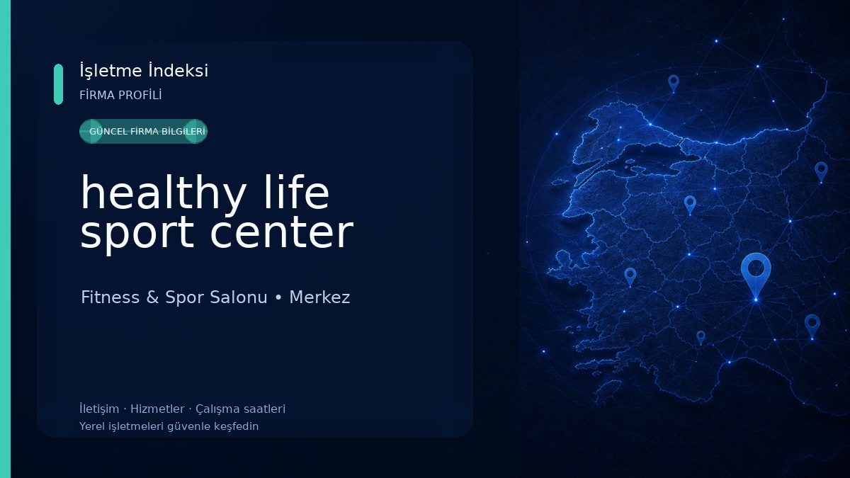 healthy life sport center Fitness & Spor Salonu