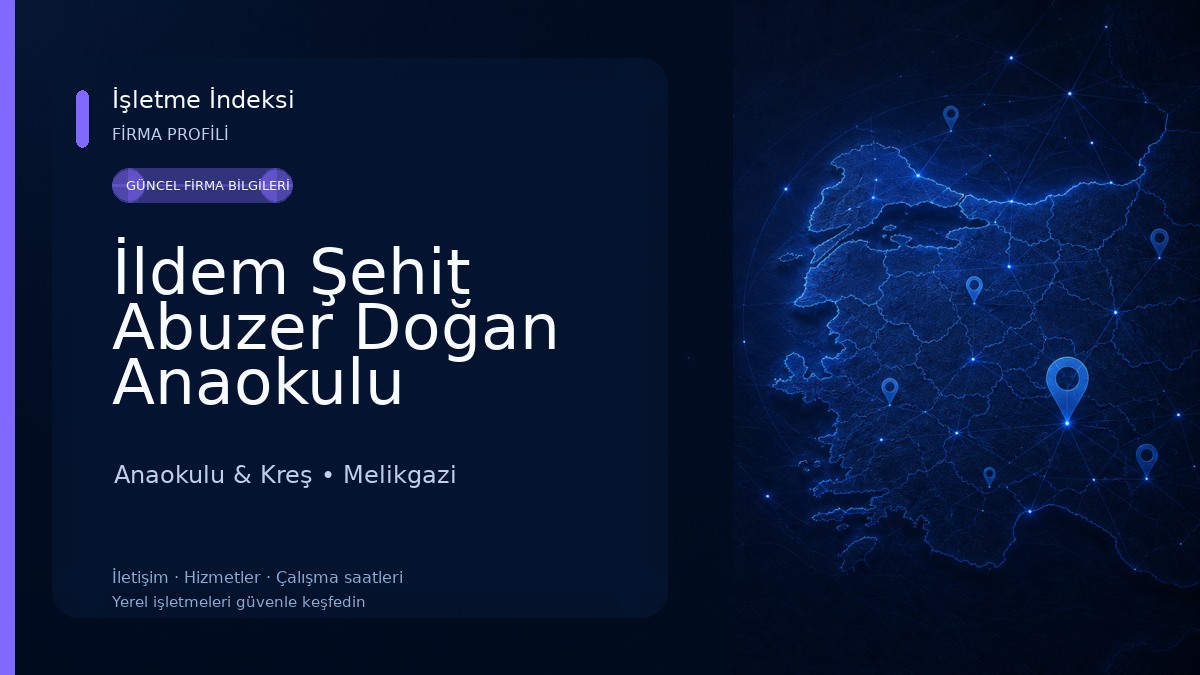 İldem Şehit Abuzer Doğan Anaokulu Anaokulu & Kreş