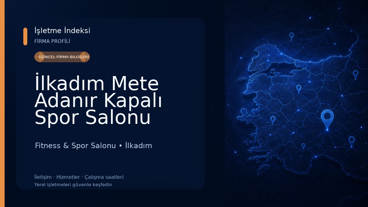 İlkadım Mete Adanır Kapalı Spor Salonu Fitness & Spor Salonu