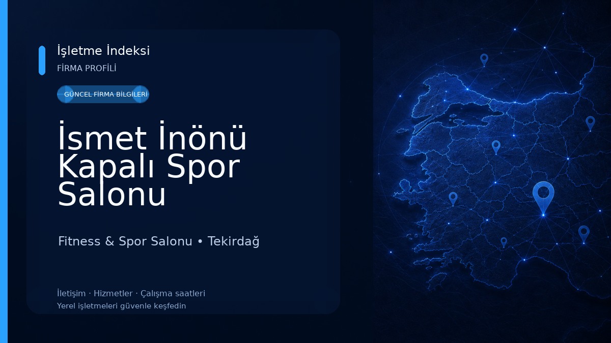 İsmet İnönü Kapalı Spor Salonu Fitness & Spor Salonu
