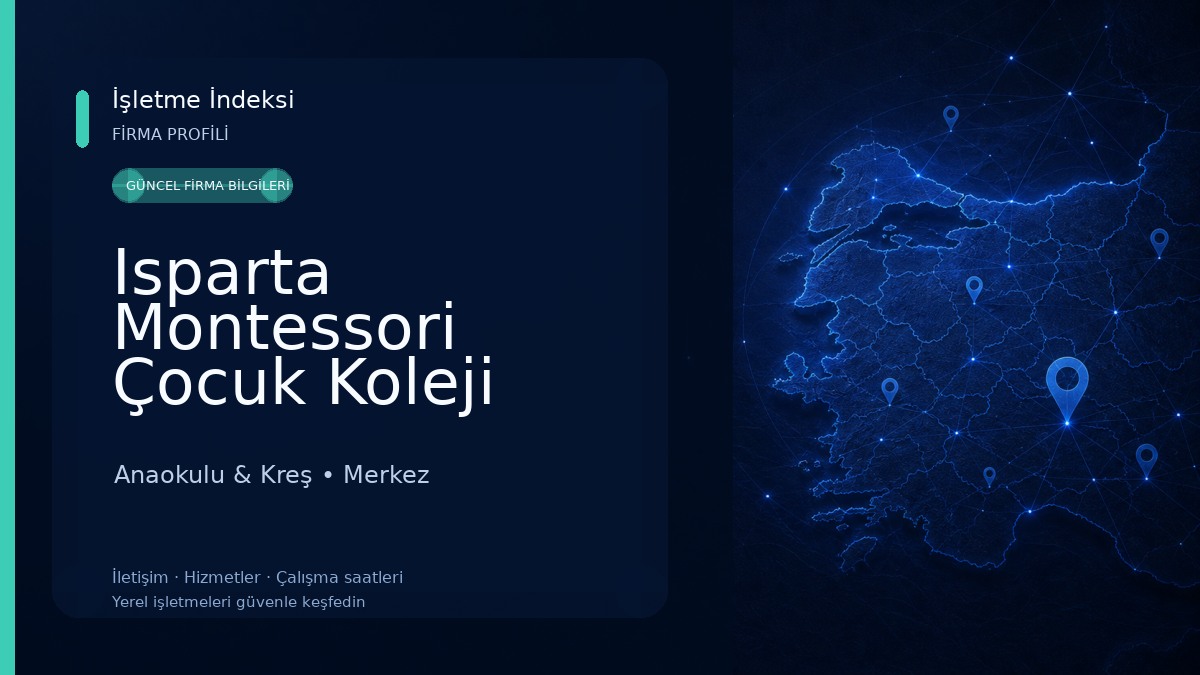 Isparta Montessori Çocuk Koleji