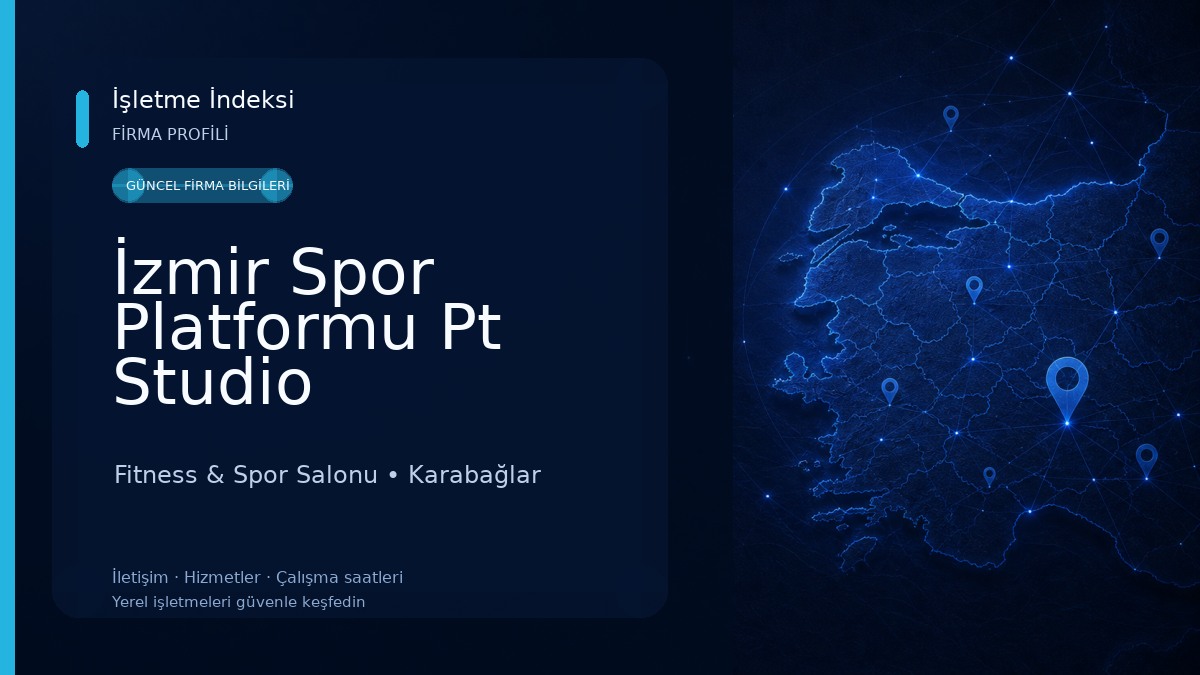 İzmir Spor Platformu Pt Studio Fitness & Spor Salonu