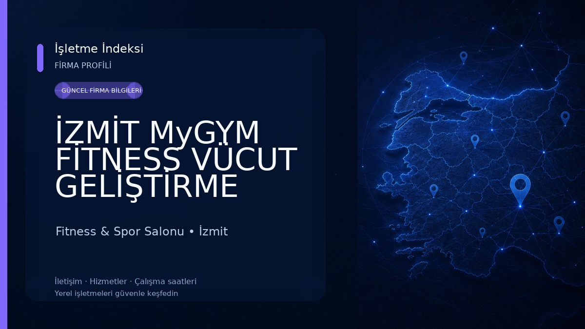 İZMİT MyGYM FİTNESS VÜCUT GELİŞTİRME SALONU Fitness & Spor Salonu