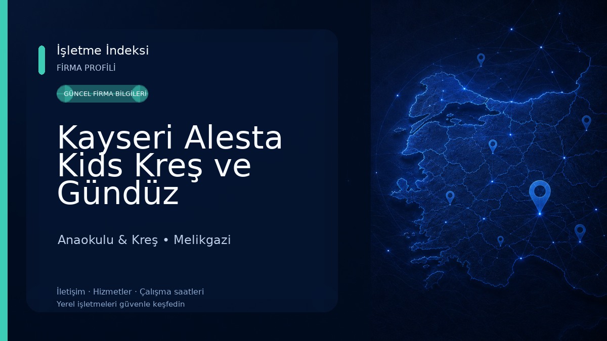 Kayseri Alesta Kids Kreş ve Gündüz Bakımevi Anaokulu & Kreş