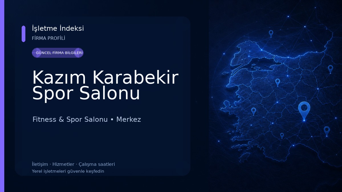 Kazım Karabekir Spor Salonu Fitness & Spor Salonu