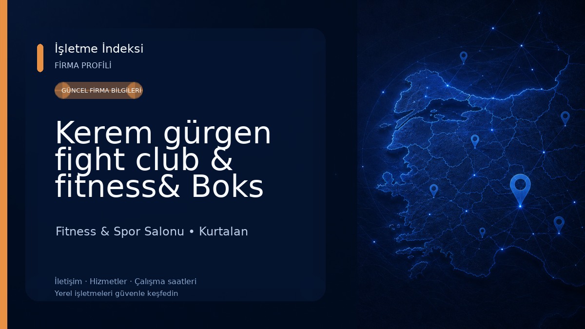 Kerem gürgen fight club & fitness& Boks Akademisi 