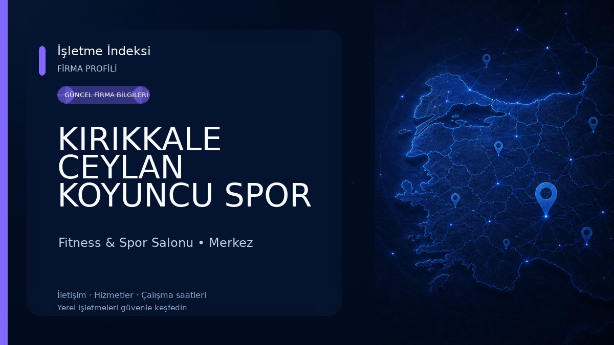 KIRIKKALE CEYLAN KOYUNCU SPOR KULÜBÜ Fitness & Spor Salonu