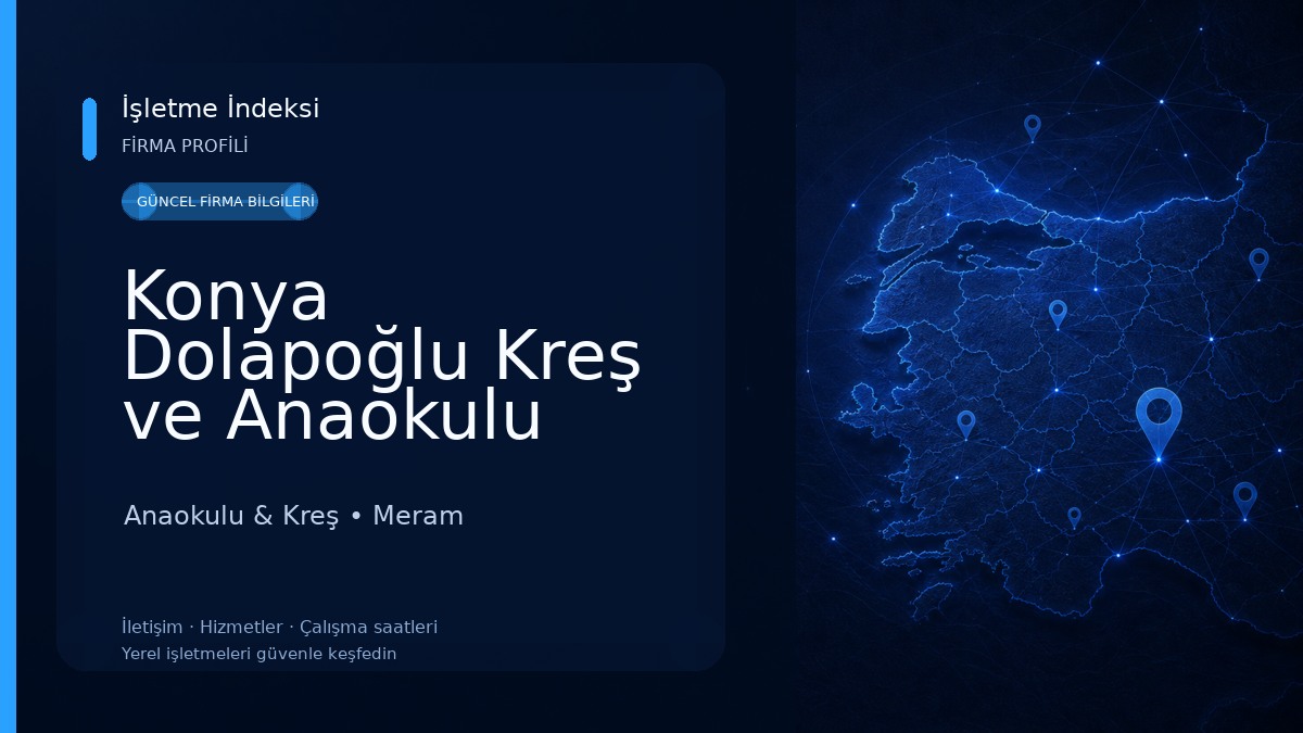 Konya Dolapoğlu Kreş ve Anaokulu Anaokulu & Kreş