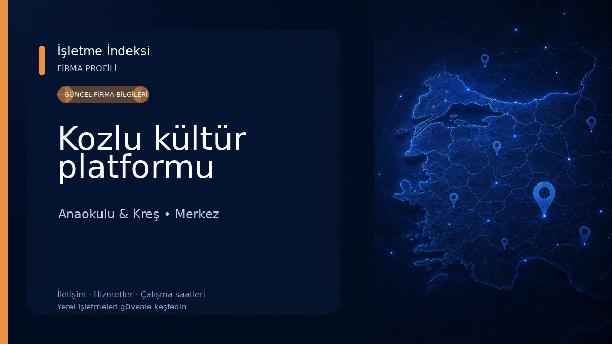 Kozlu kültür platformu 