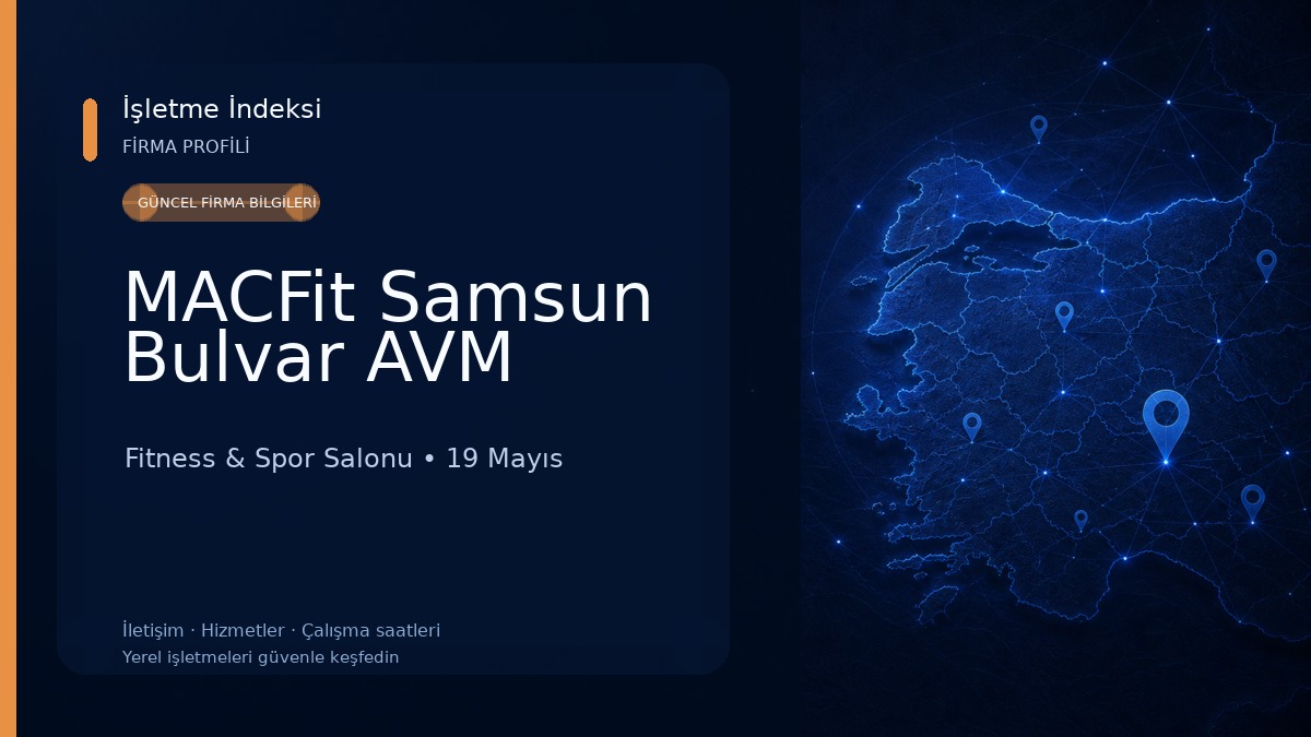 MACFit Samsun Bulvar AVM Fitness & Spor Salonu
