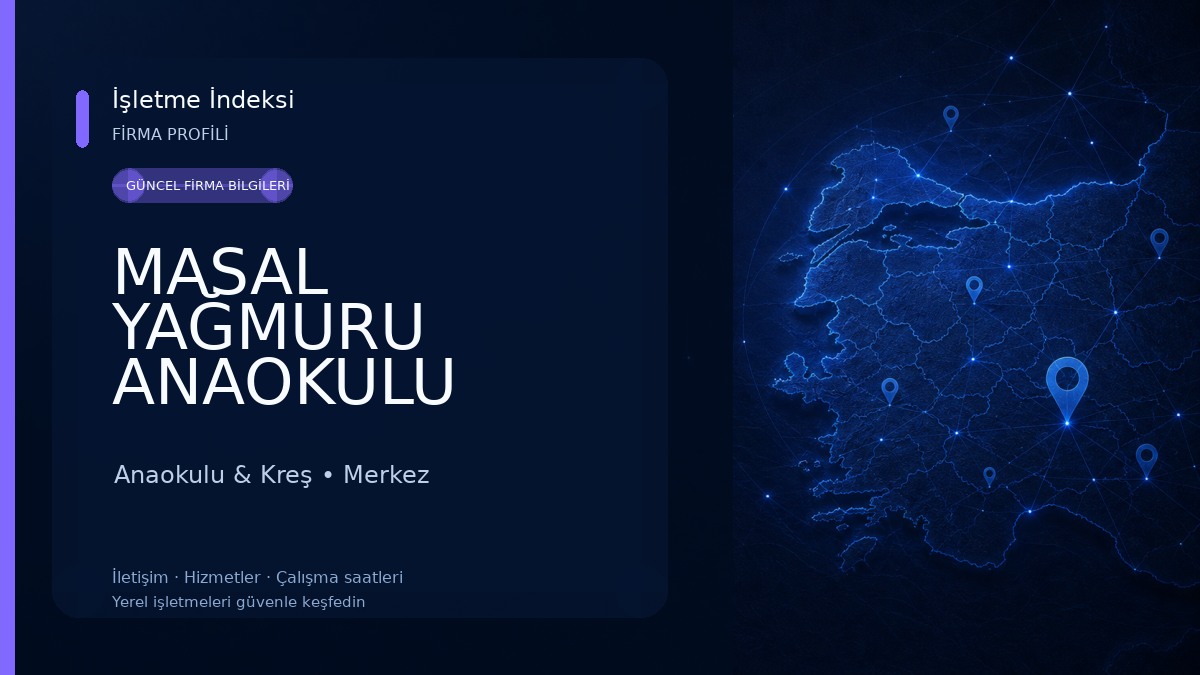MASAL YAĞMURU ANAOKULU Anaokulu & Kreş