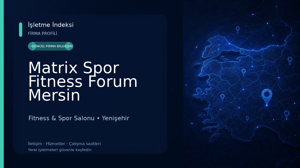 Matrix Spor Fitness Forum Mersin