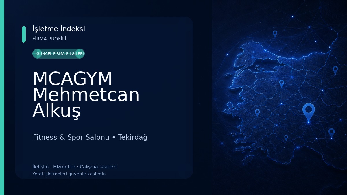 MCAGYM Mehmetcan Alkuş Fitness & Spor Salonu