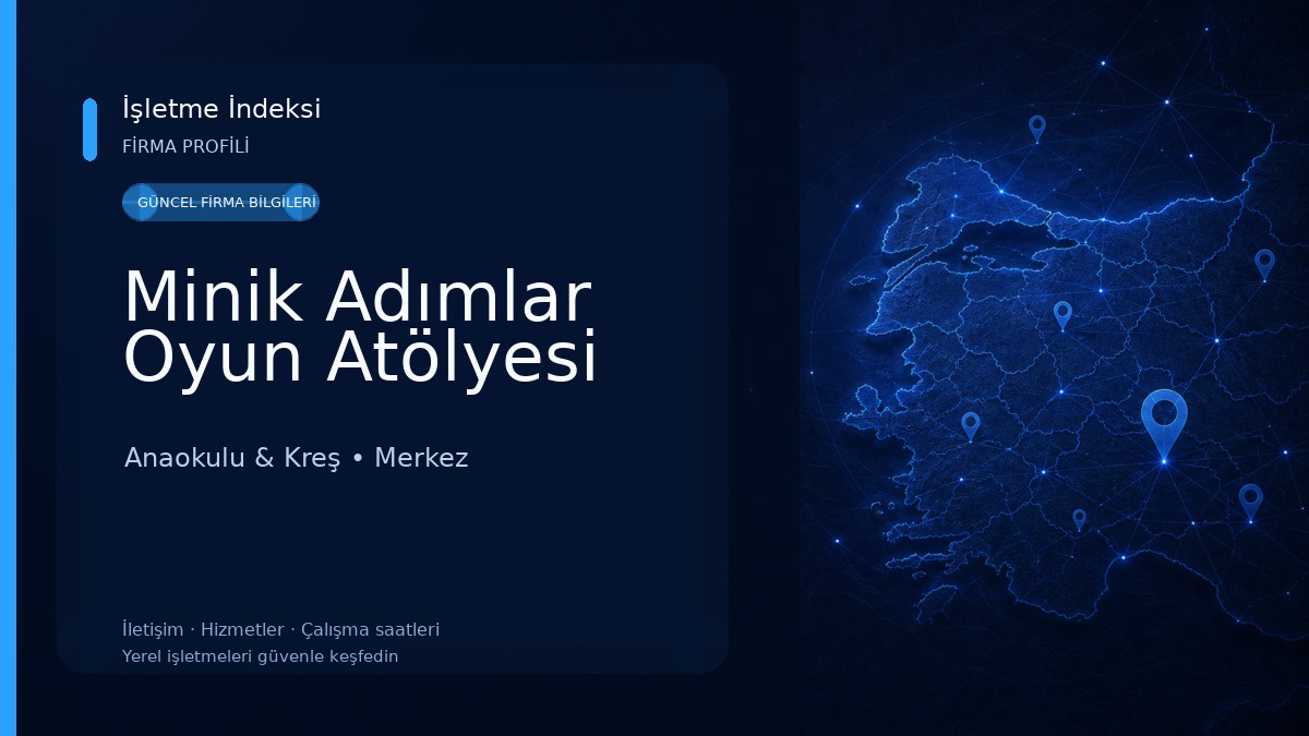 Minik Adımlar Oyun Atölyesi Anaokulu & Kreş
