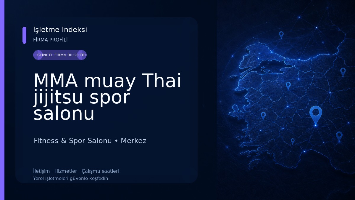 MMA muay Thai jijitsu spor salonu