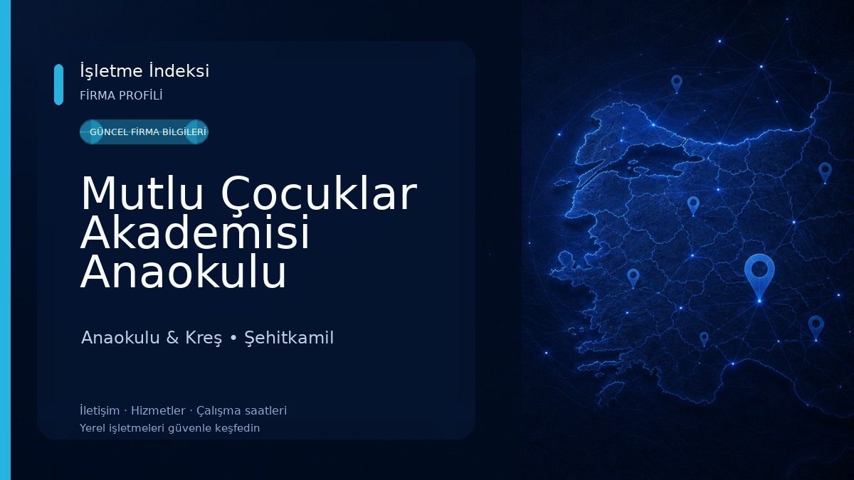 Mutlu Çocuklar Akademisi Anaokulu Anaokulu & Kreş
