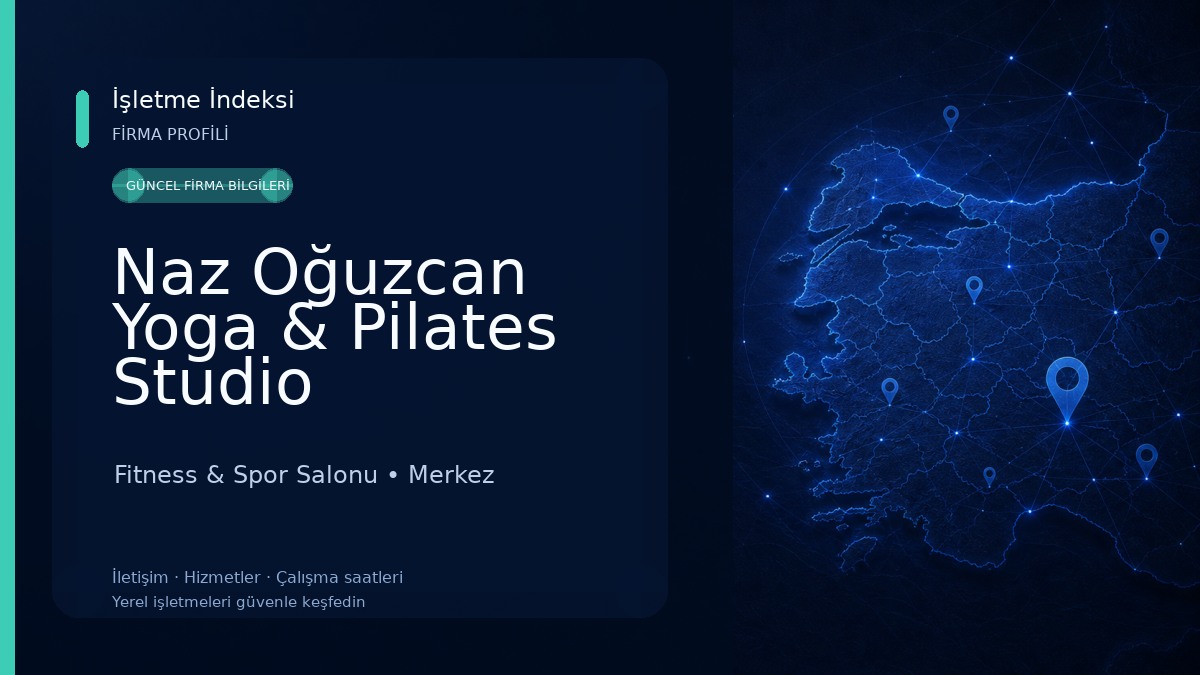 Naz Oğuzcan Yoga & Pilates Studio Fitness & Spor Salonu