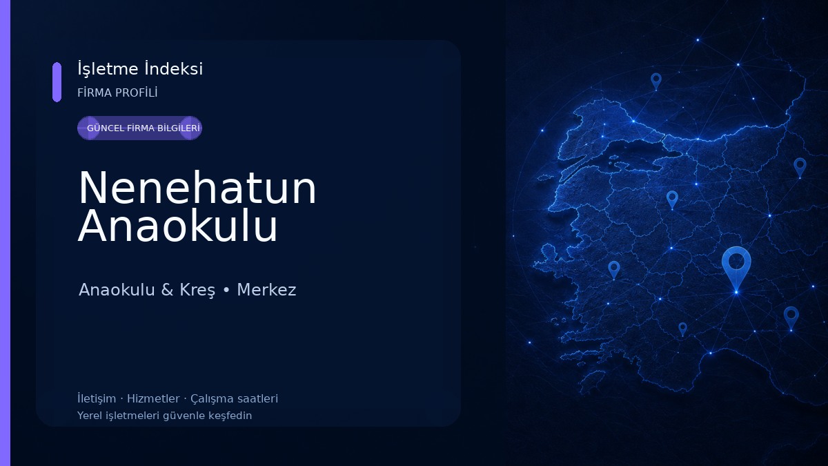 Nenehatun Anaokulu Anaokulu & Kreş
