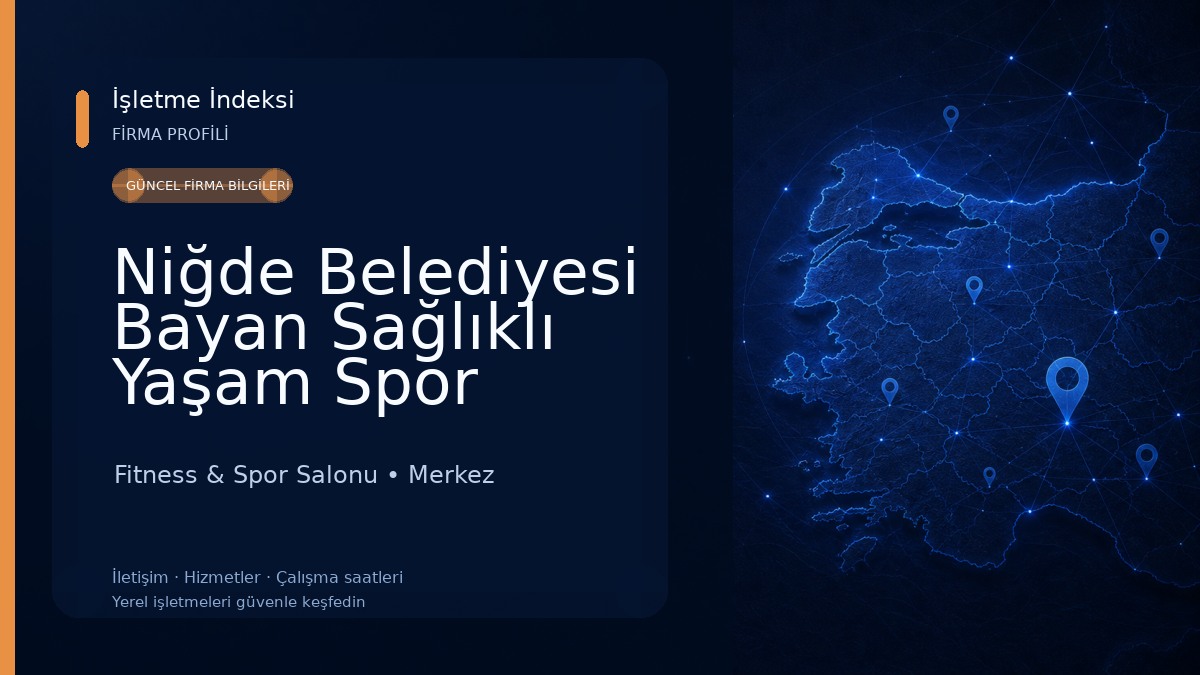 Niğde Belediyesi Bayan Sağlıklı Yaşam Spor Merkezi Fitness & Spor Salonu
