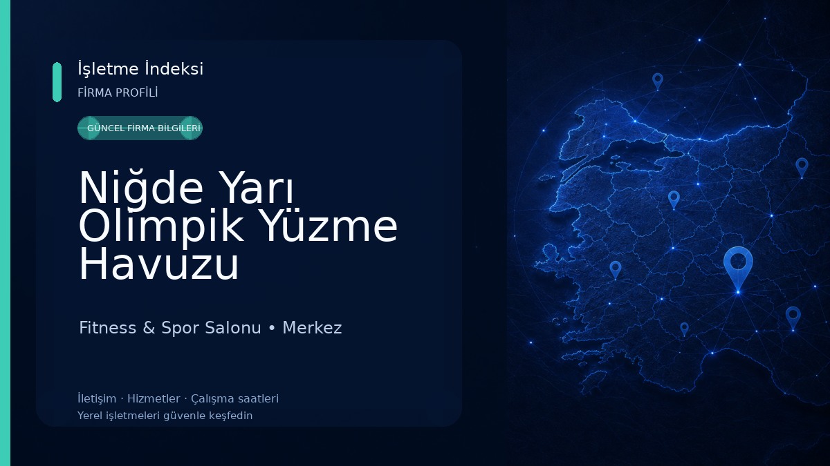 Niğde Yarı Olimpik Yüzme Havuzu Fitness & Spor Salonu