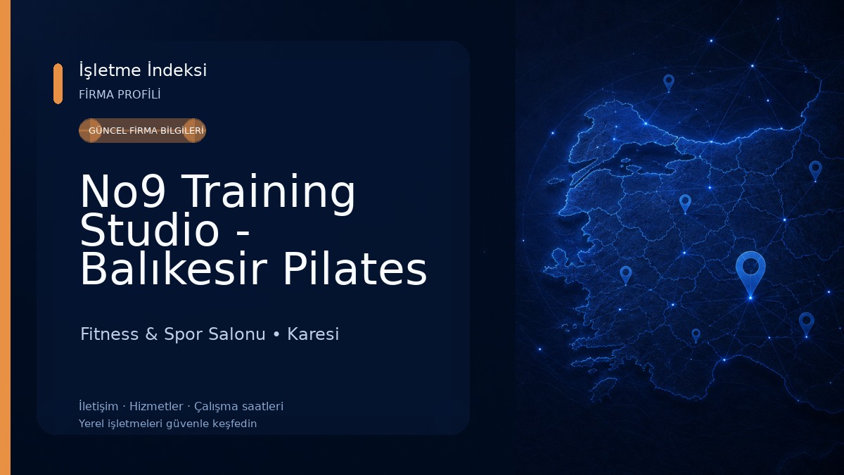 No9 Training Studio - Balıkesir Pilates & Reformer Studio