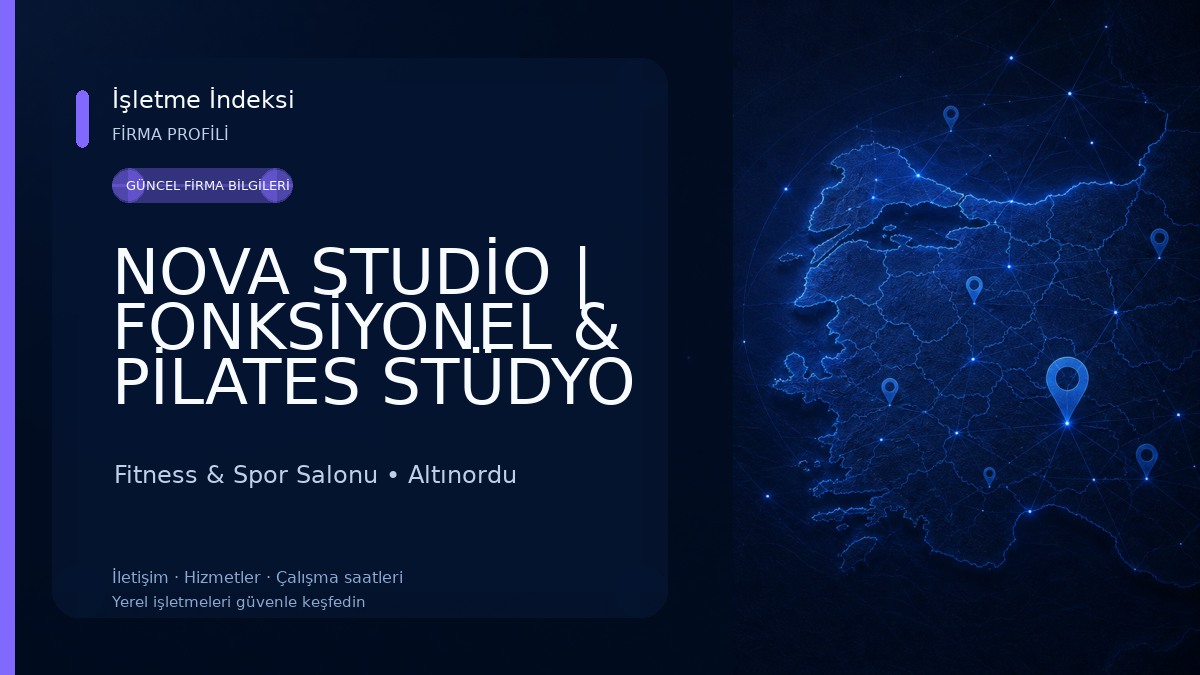 NOVA STUDİO | FONKSİYONEL & PİLATES STÜDYO 