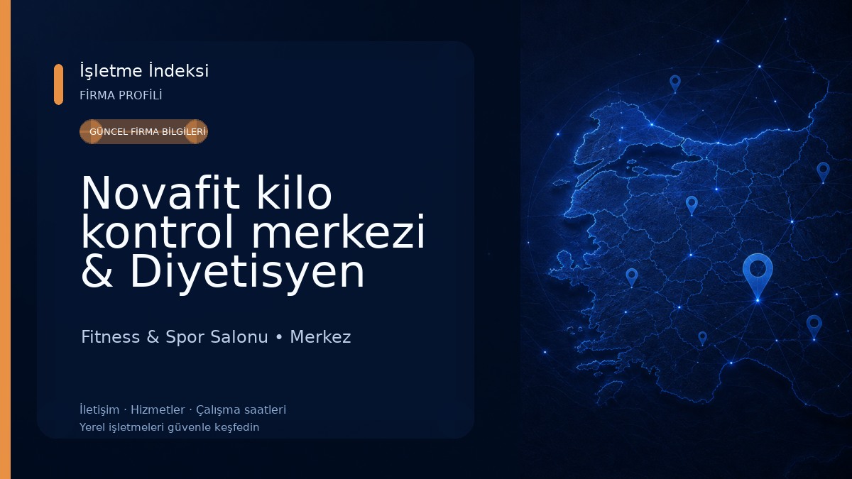 Novafit kilo kontrol merkezi & Diyetisyen Fitness & Spor Salonu
