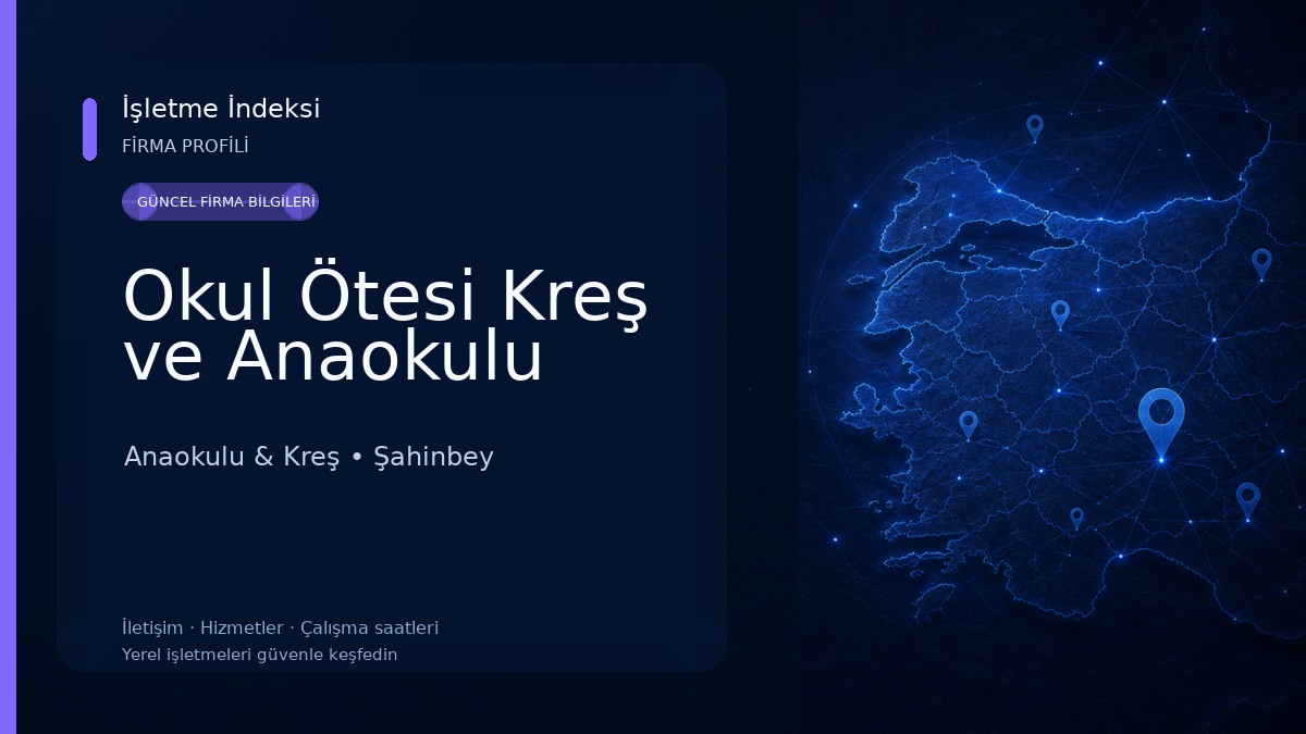 Okul Ötesi Kreş ve Anaokulu Anaokulu & Kreş
