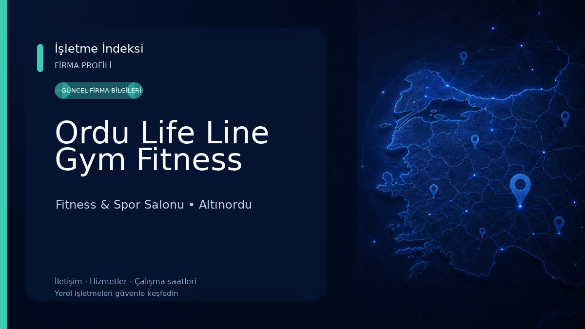 Ordu Life Line Gym Fitness Fitness & Spor Salonu