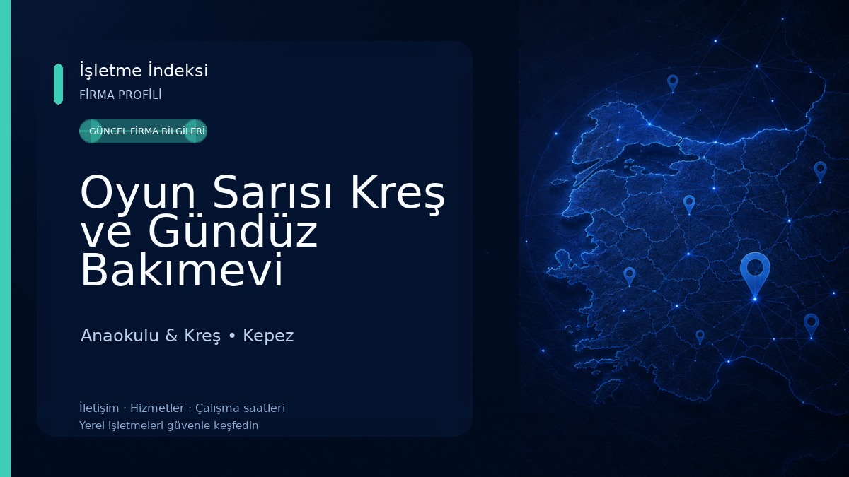 Oyun Sarısı Kreş ve Gündüz Bakımevi Anaokulu & Kreş