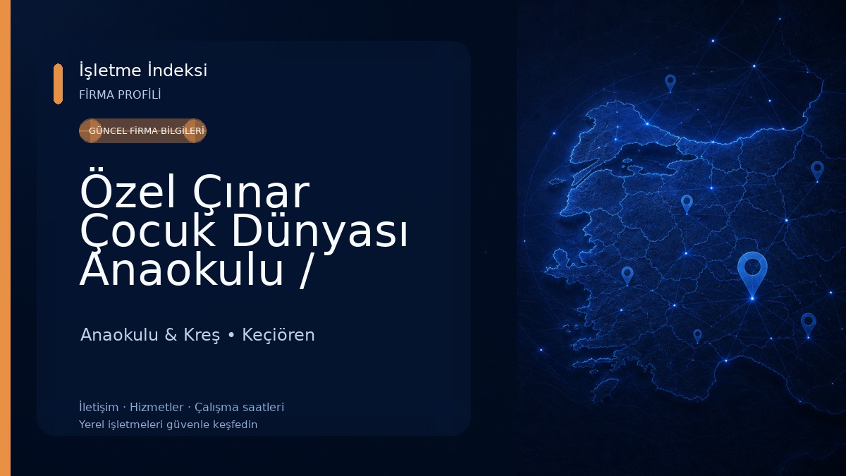 Özel Çınar Çocuk Dünyası Anaokulu / keçiören Anaokulu / Keçiören Kreş / Anne Çocuk Etkinlikleri Anaokulu & Kreş