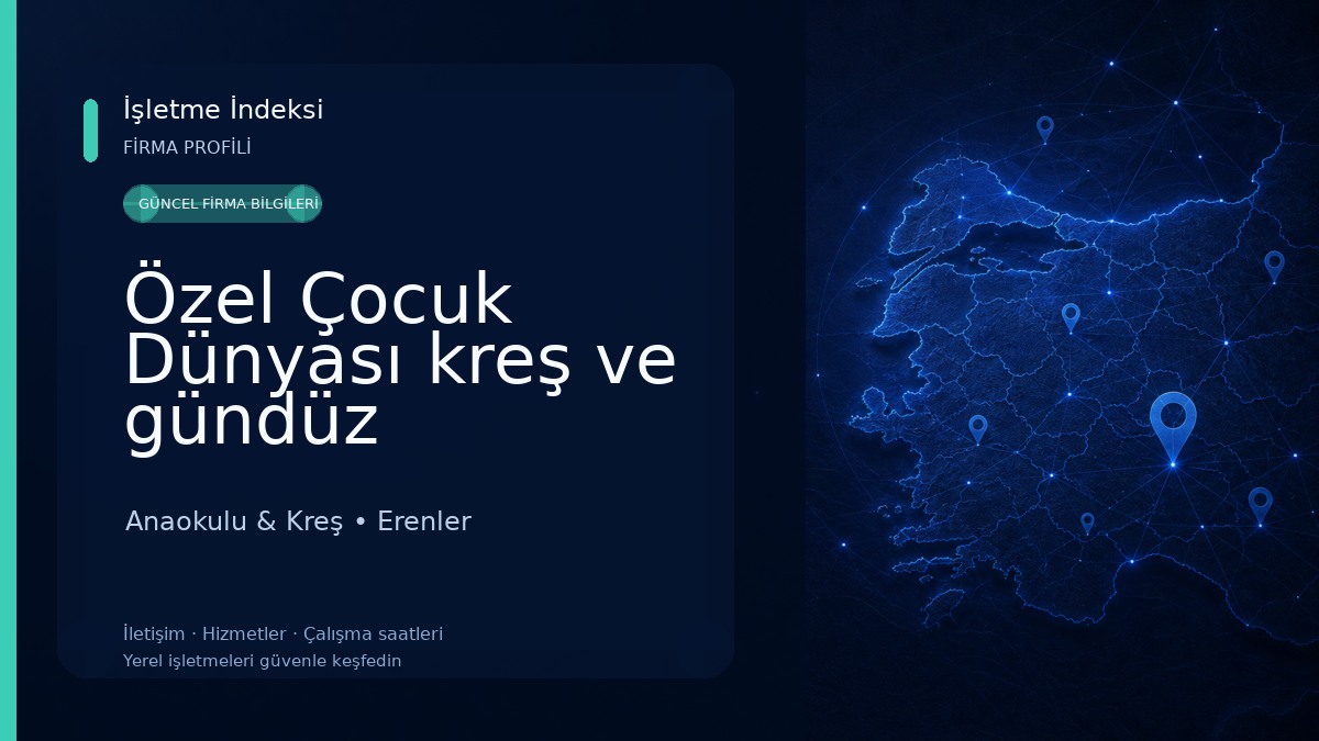 Özel Çocuk Dünyası kreş ve gündüz bakımevi Anaokulu & Kreş