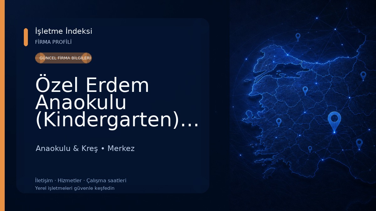 Özel Erdem Anaokulu (Kindergarten)-Değerler Eğitimi Anaokulu & Kreş
