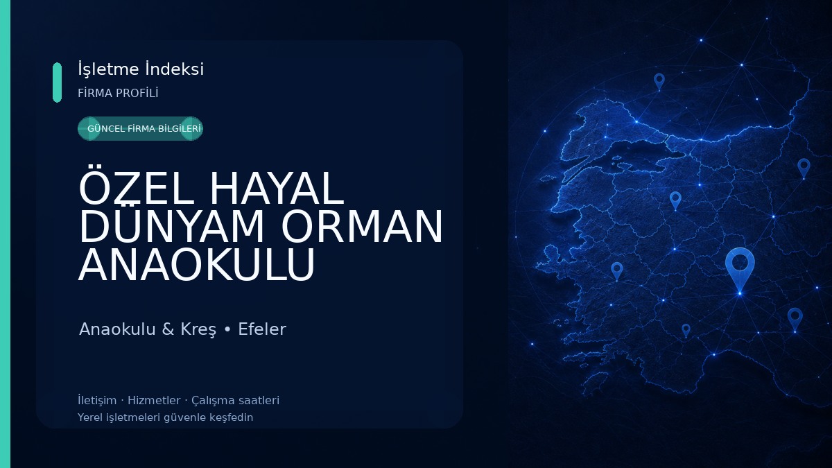 ÖZEL HAYAL DÜNYAM ORMAN ANAOKULU Anaokulu & Kreş