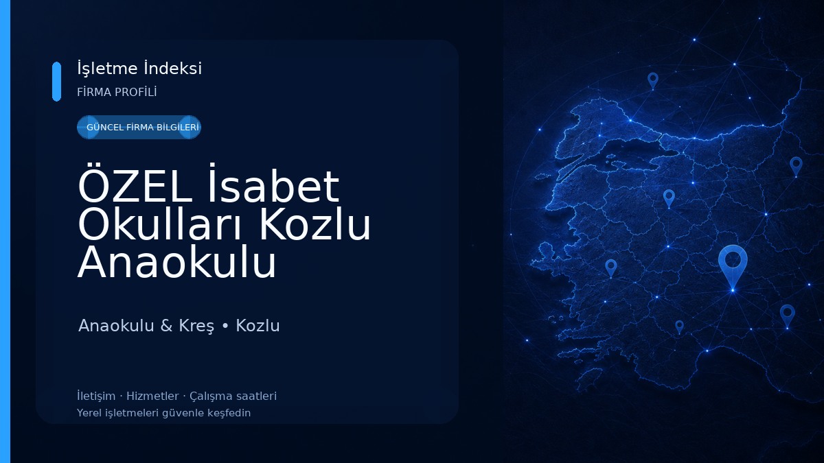 ÖZEL İsabet Okulları Kozlu Anaokulu Anaokulu & Kreş
