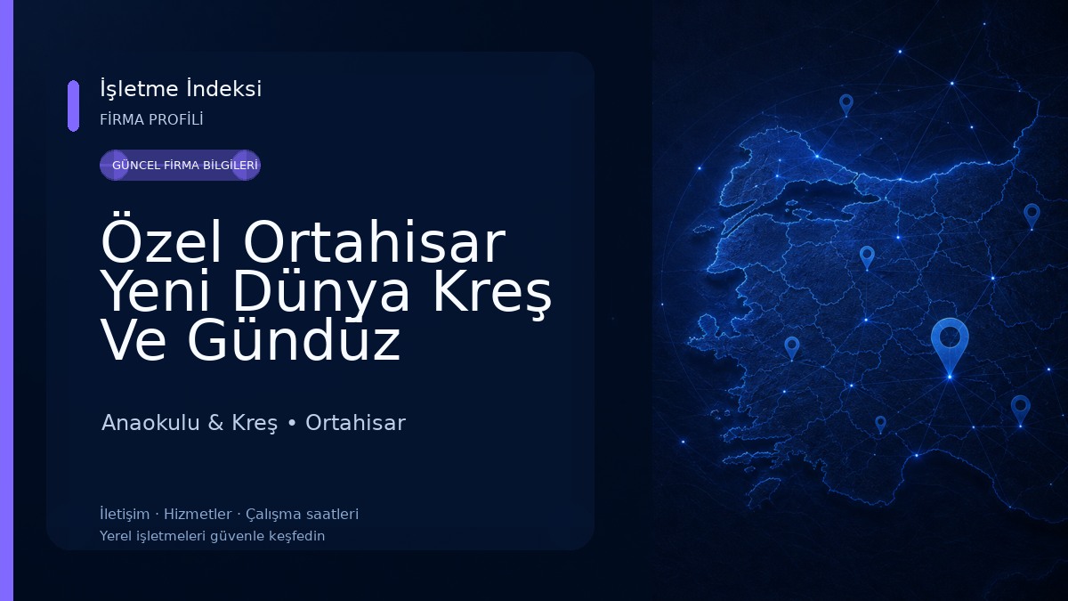 Özel Ortahisar Yeni Dünya Kreş Ve Gündüz Bakımevi Anaokulu & Kreş