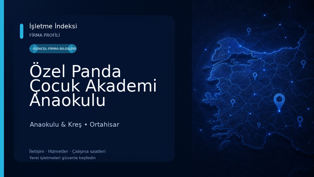 Özel Panda Çocuk Akademi Anaokulu Çukurçayır Şubesi