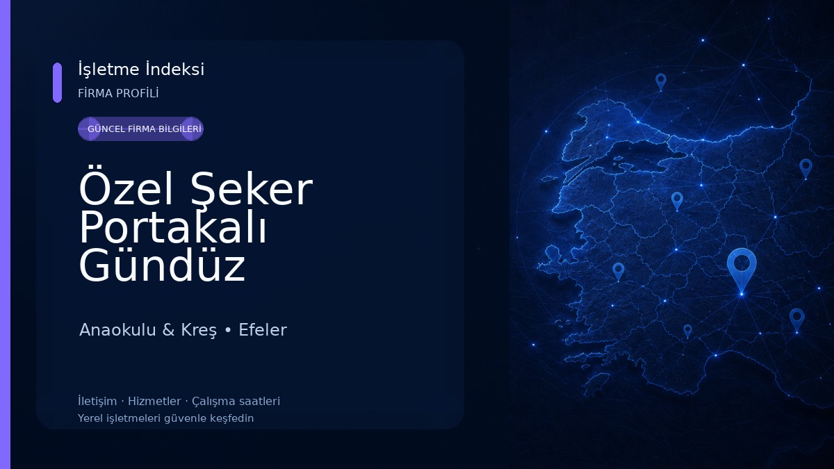 Özel Şeker Portakalı Gündüz Bakımevi