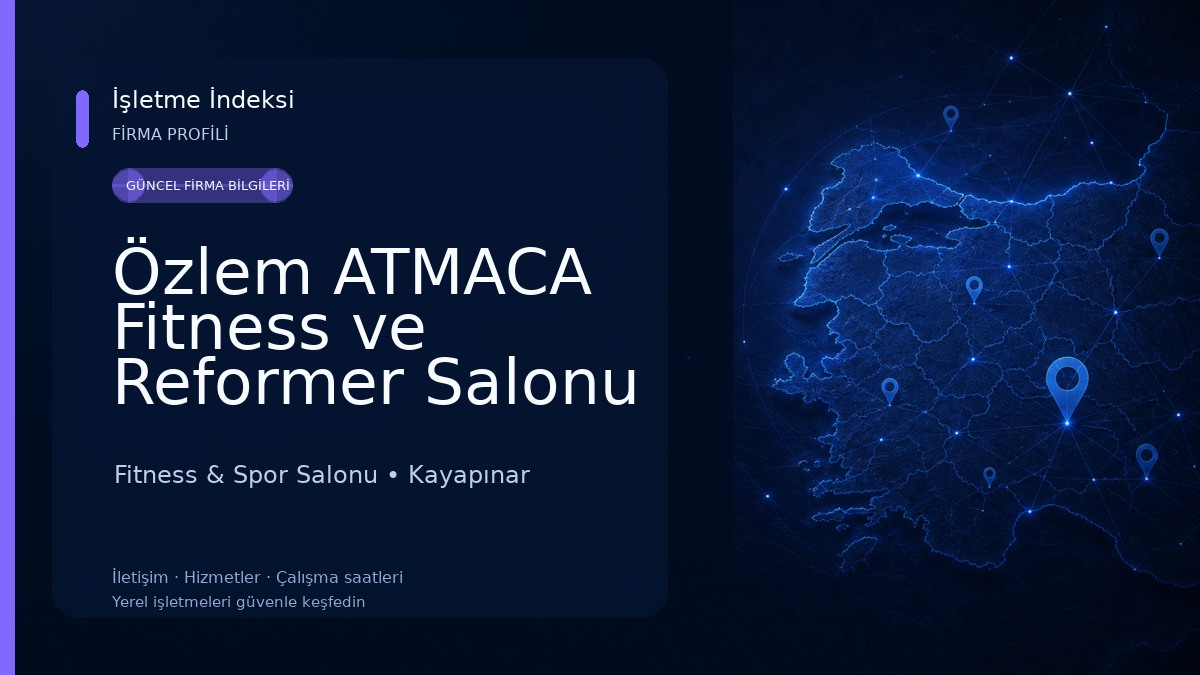 Özlem ATMACA Fitness ve Reformer Salonu