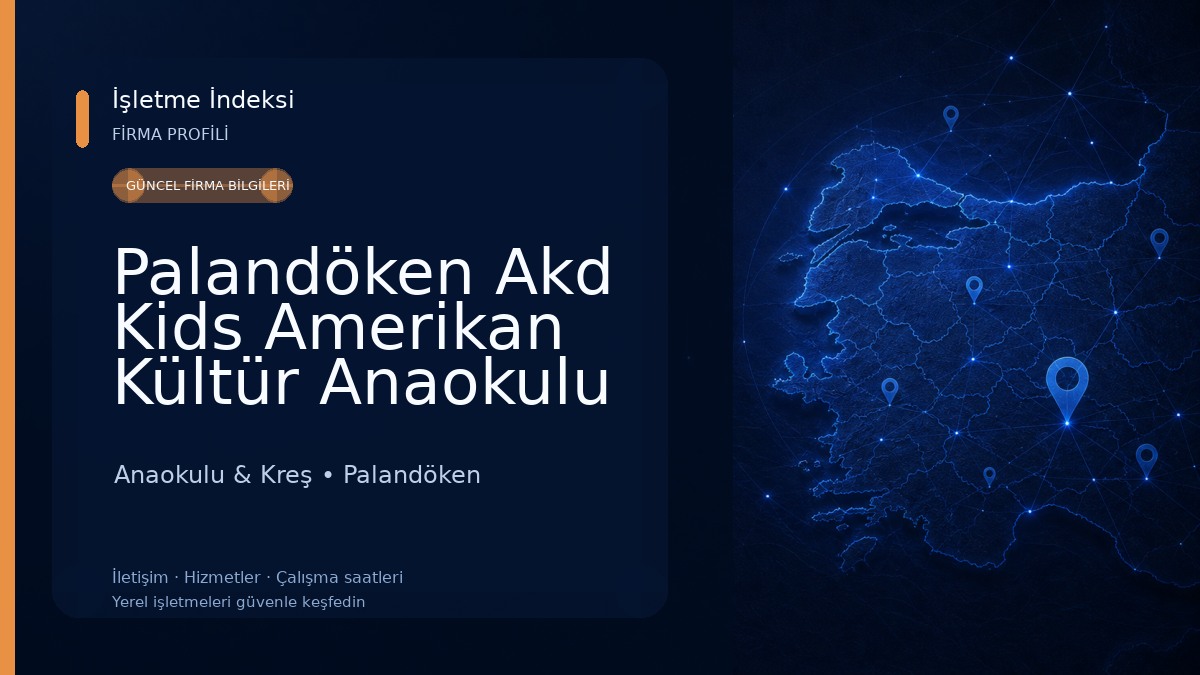 Palandöken Akd Kids Amerikan Kültür Anaokulu