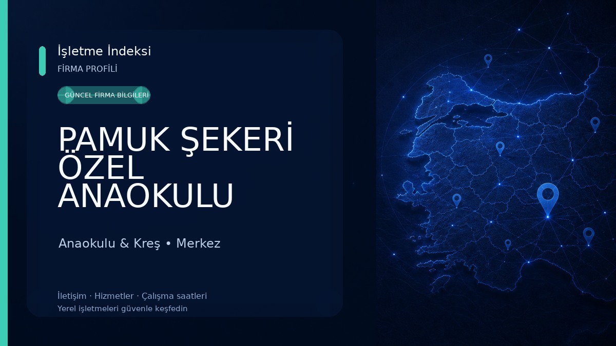PAMUK ŞEKERİ ÖZEL ANAOKULU Anaokulu & Kreş