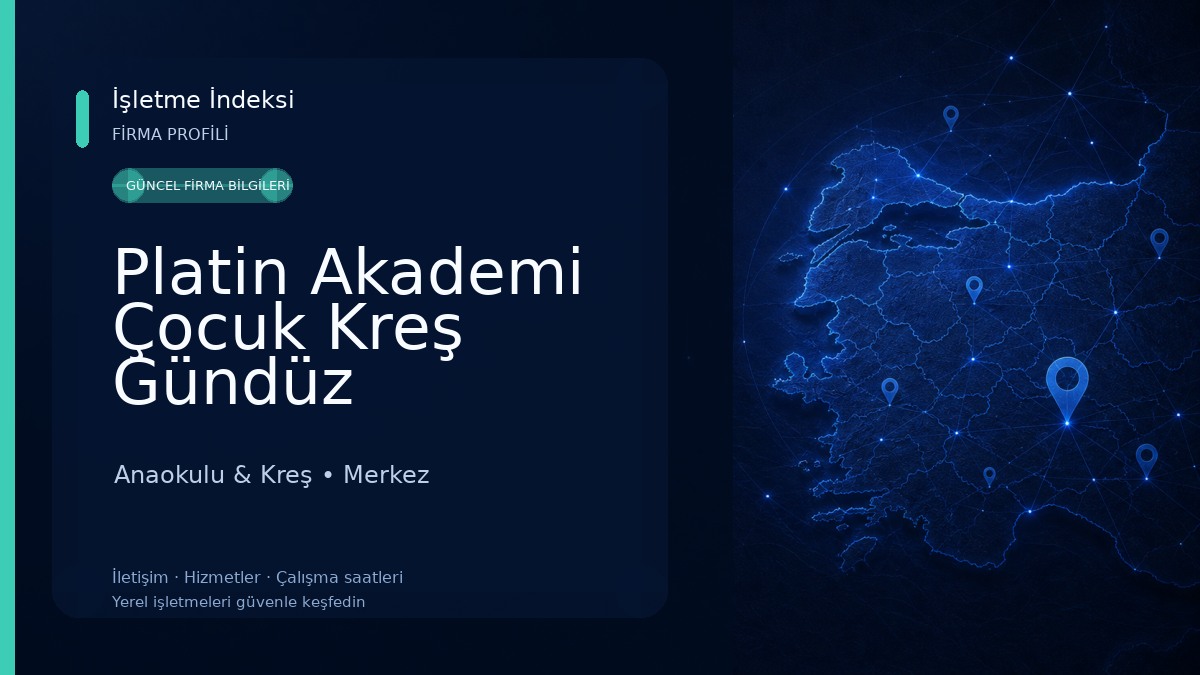 Platin Akademi Çocuk Kreş Gündüz Bakımevi Anaokulu & Kreş