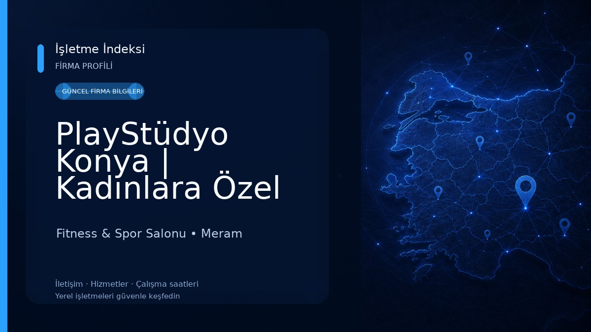 PlayStüdyo Konya | Kadınlara Özel Spor Salonu Fitness & Spor Salonu