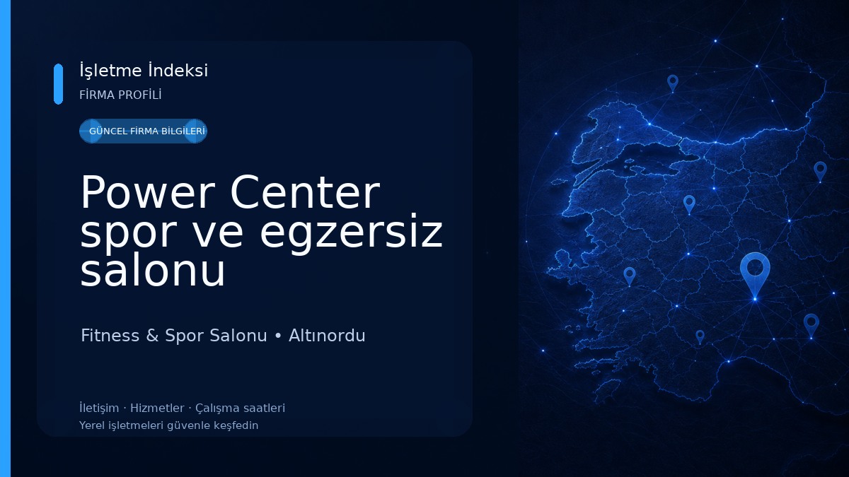Power Center spor ve egzersiz salonu