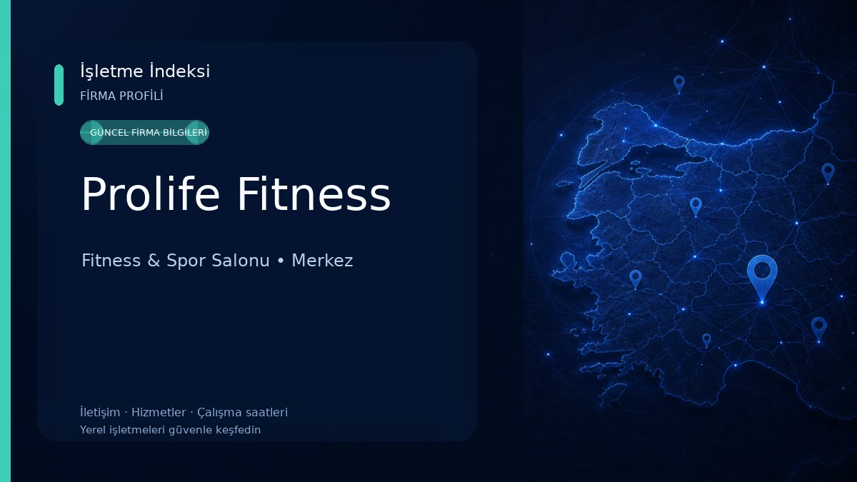 Prolife Fitness Fitness & Spor Salonu