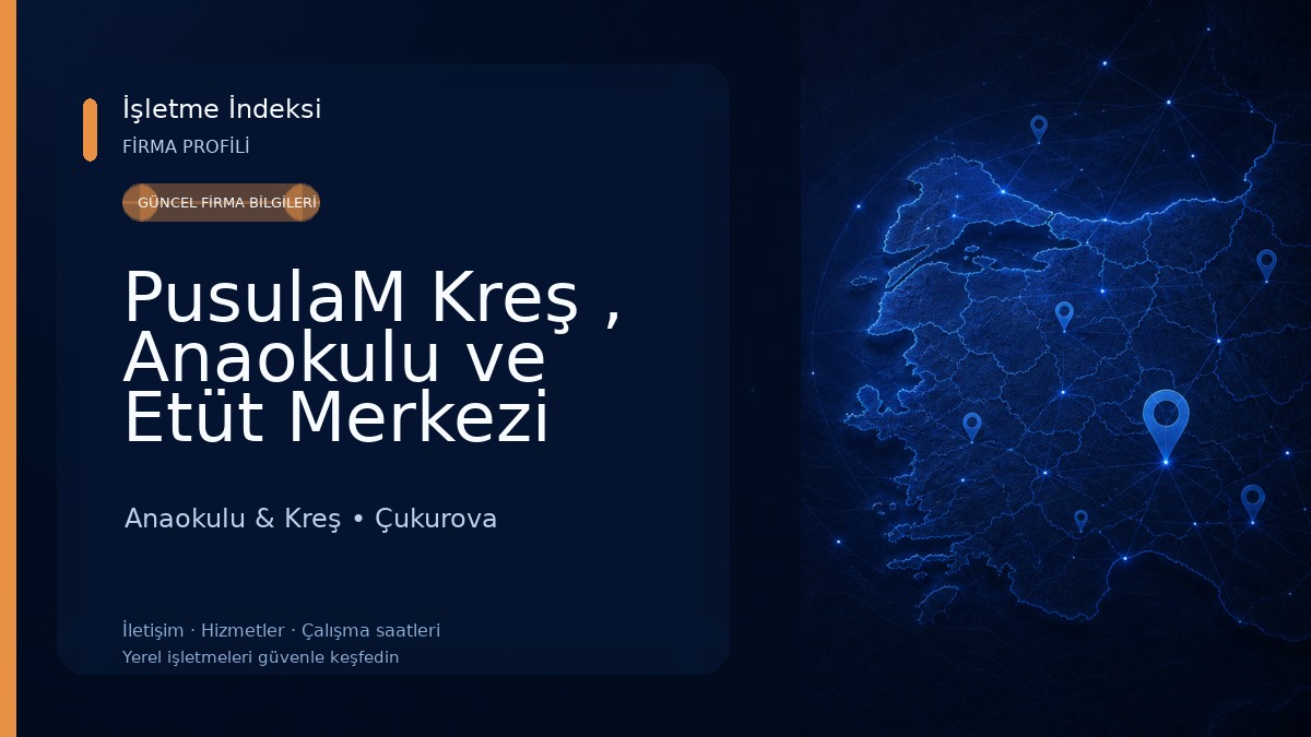 PusulaM Kreş , Anaokulu ve Etüt Merkezi Anaokulu & Kreş
