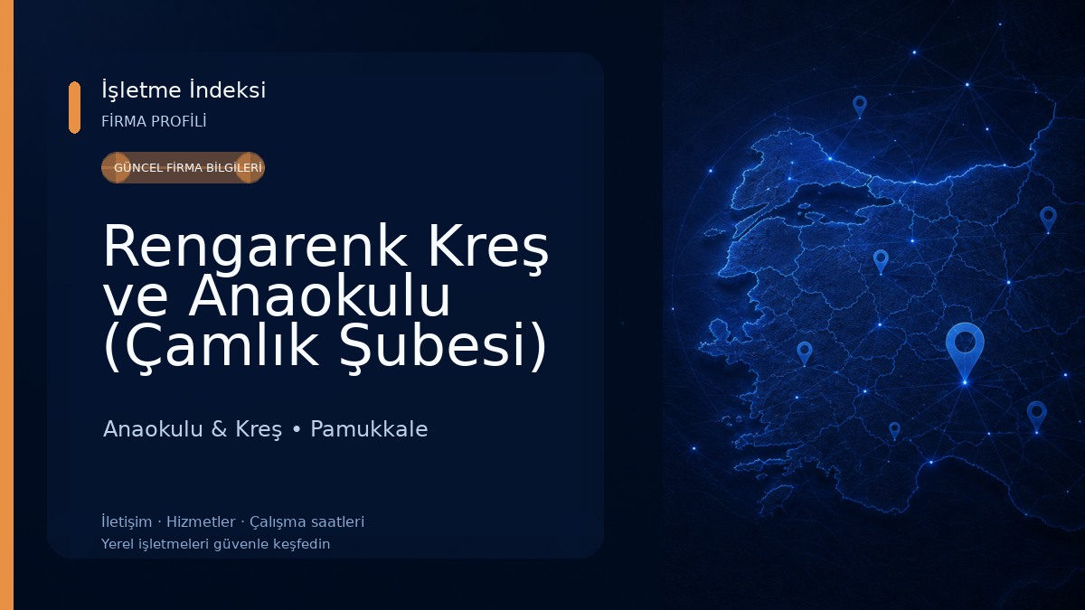 Rengarenk Kreş ve Anaokulu (Çamlık Şubesi) Anaokulu & Kreş