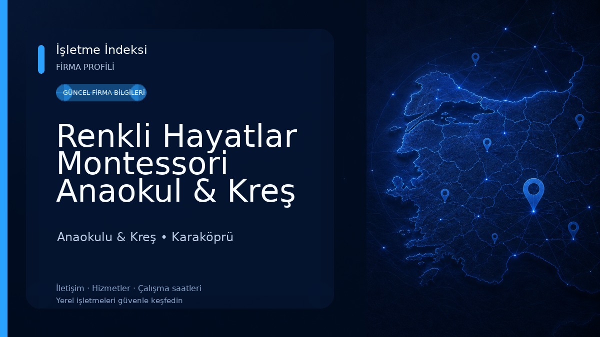 Renkli Hayatlar Montessori Anaokul & Kreş Anaokulu & Kreş