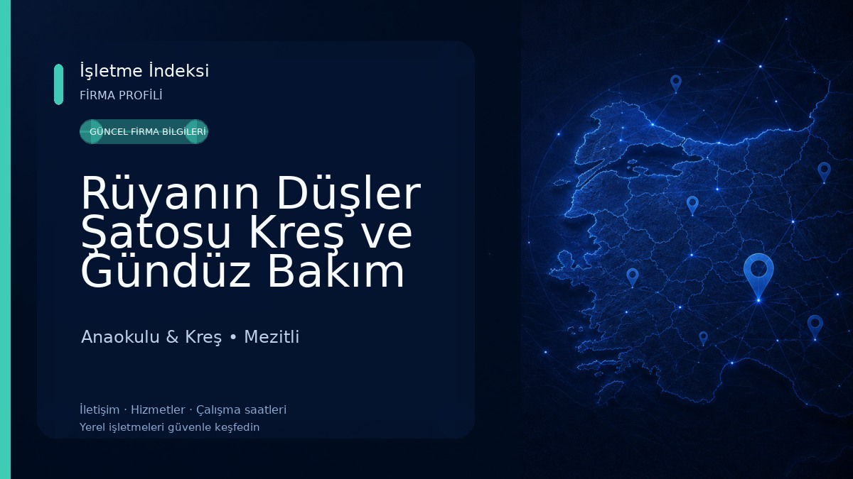 Rüyanın Düşler Şatosu Kreş ve Gündüz Bakım Evi